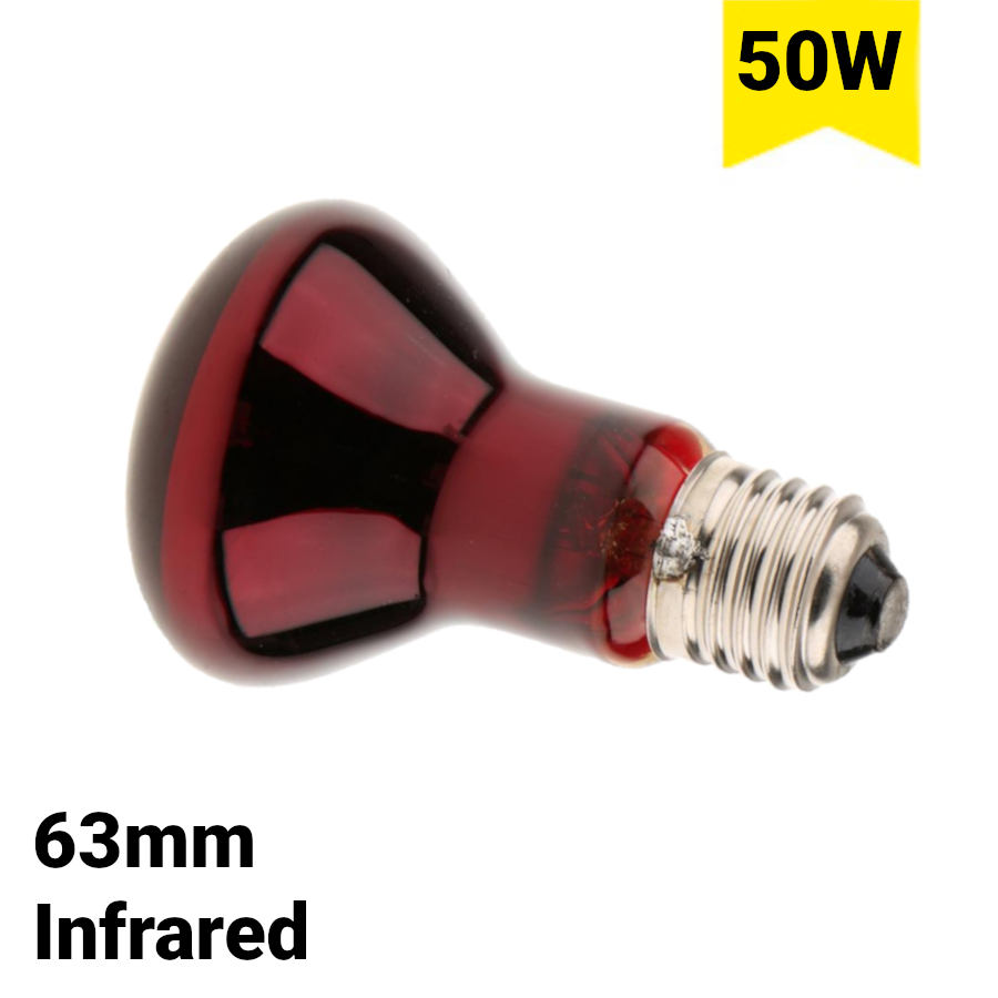 Sijalica halogena infracrvena za grejanje 63mm 50w