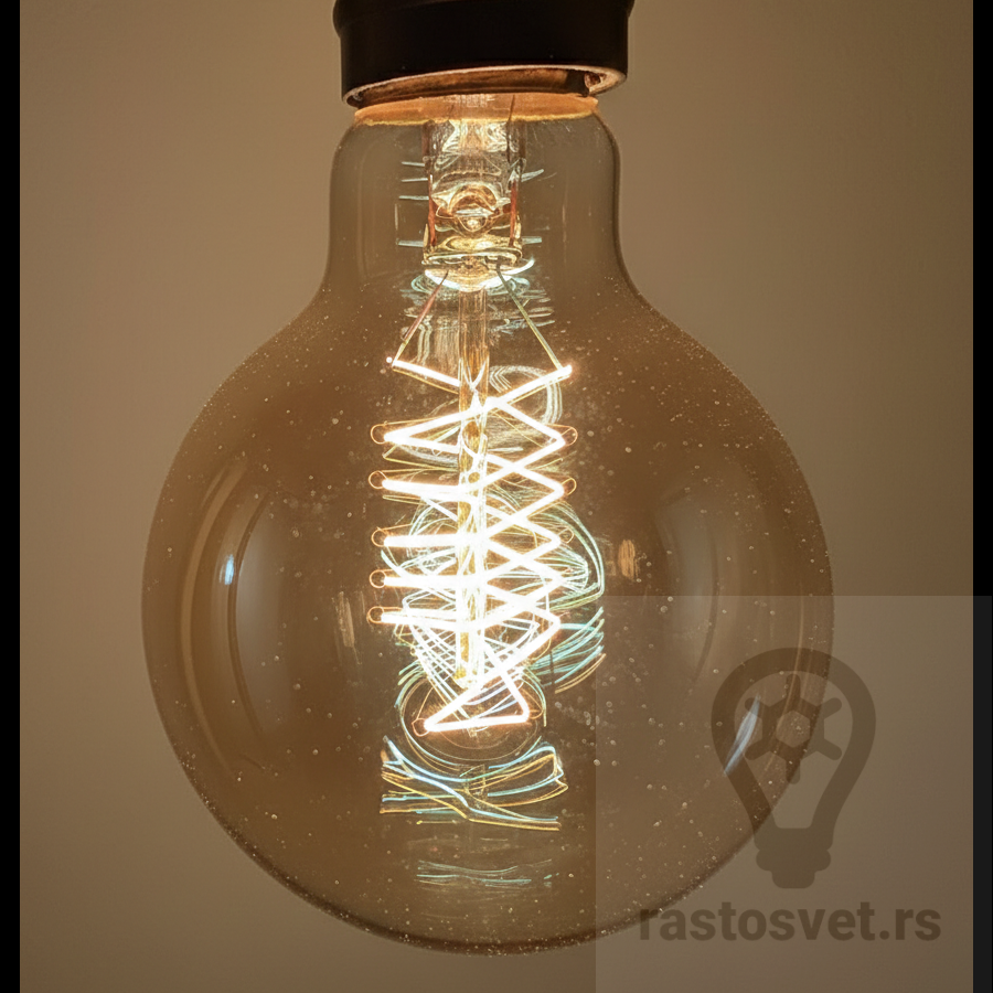 Sijalica Edison G80 spirala 40w - Image 2