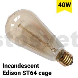 Sijalica Edison ST64 kavez 40w